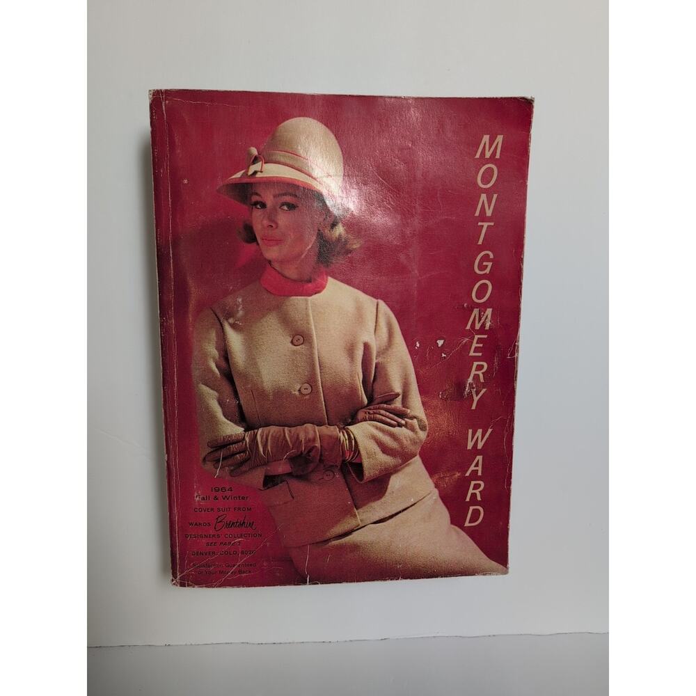 Vintage 1964 "MONTGOMERY WARD" FALL & WINTER Soft COVER STORE CATALOG - 1526 pgs